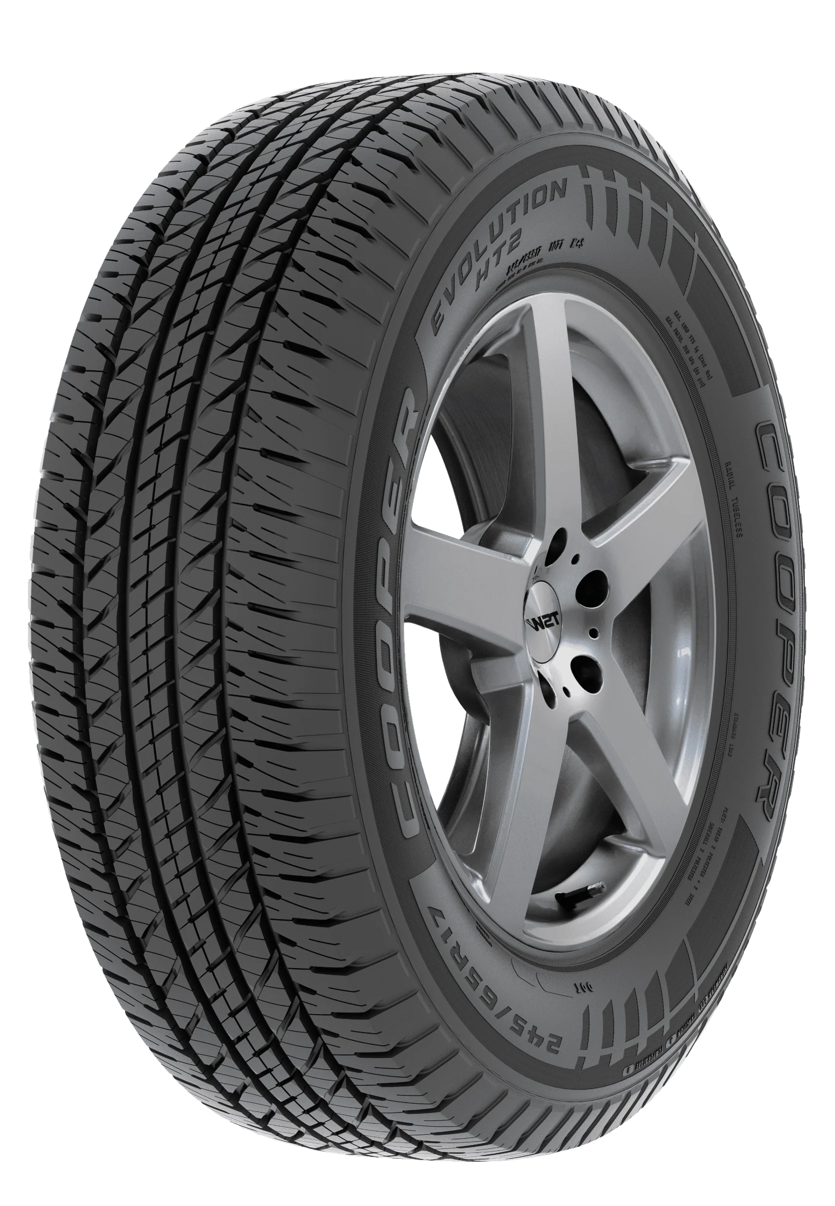 58eba613f34f0e8c2505bc1246fe3717223b0a8dc170f310b6bcfc3fe61df409.webp Cooper Evolution HT2 265/65R18 114T All - Season Tire - Image 1