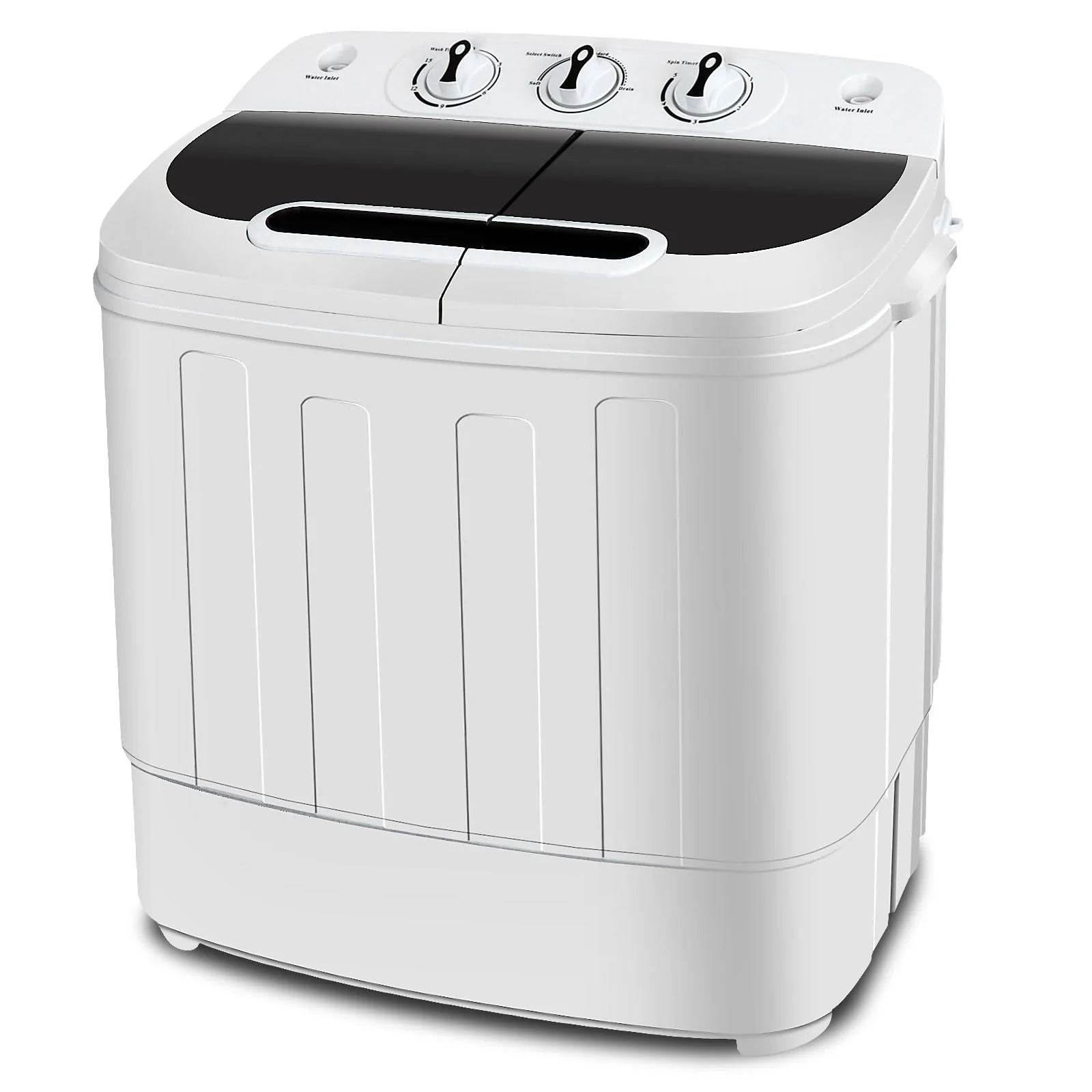 58f34dd8b57d3f8135ae9a6a64f4ef111eef13a50ce85c7278c2acebaf3aea8d.webp 13lbs Capacity Compact Mini Twin Tub Washing Machine - Image 1