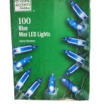 Home Accents Holiday 100 Blue Mini LED Lights