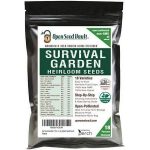 Open Seed Vault 15,000 Heirloom Seeds Non-GMO Organic for Planting Vegetables & Fruits (18 Variety Pack)