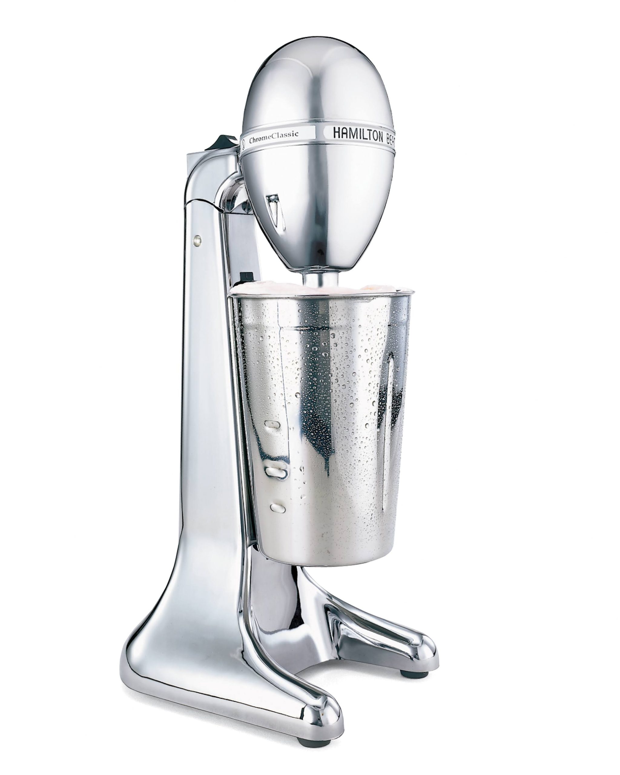 59bbb265dd54eda6fff5aa94a4fd48cb68504e3b1cd440bfd0fa118b7c25ef22.jpg Hamilton Beach Drinkmaster Chrome Classic Mixer - Image 1