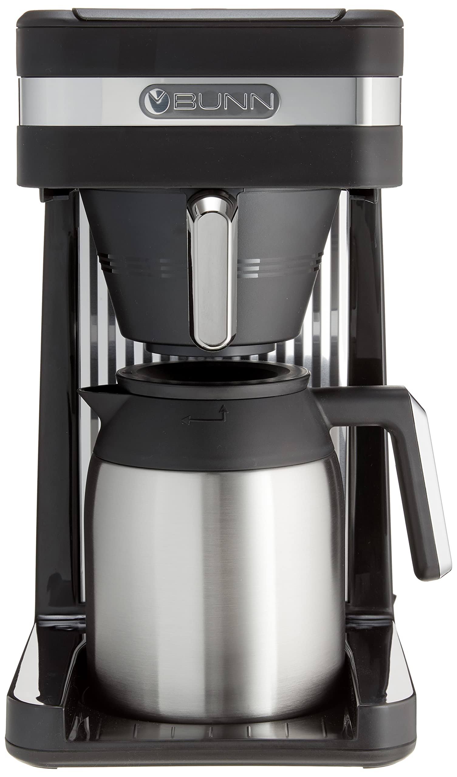 5a04c3d97e7dbce62195327511f36e91dcf232f65c93641e9246bd9ea14eb77e.jpg Bunn Csb3t Speed Brew Platinum Thermal 10-Cup Coffee Maker, Grey, 10 Cup - Image 1