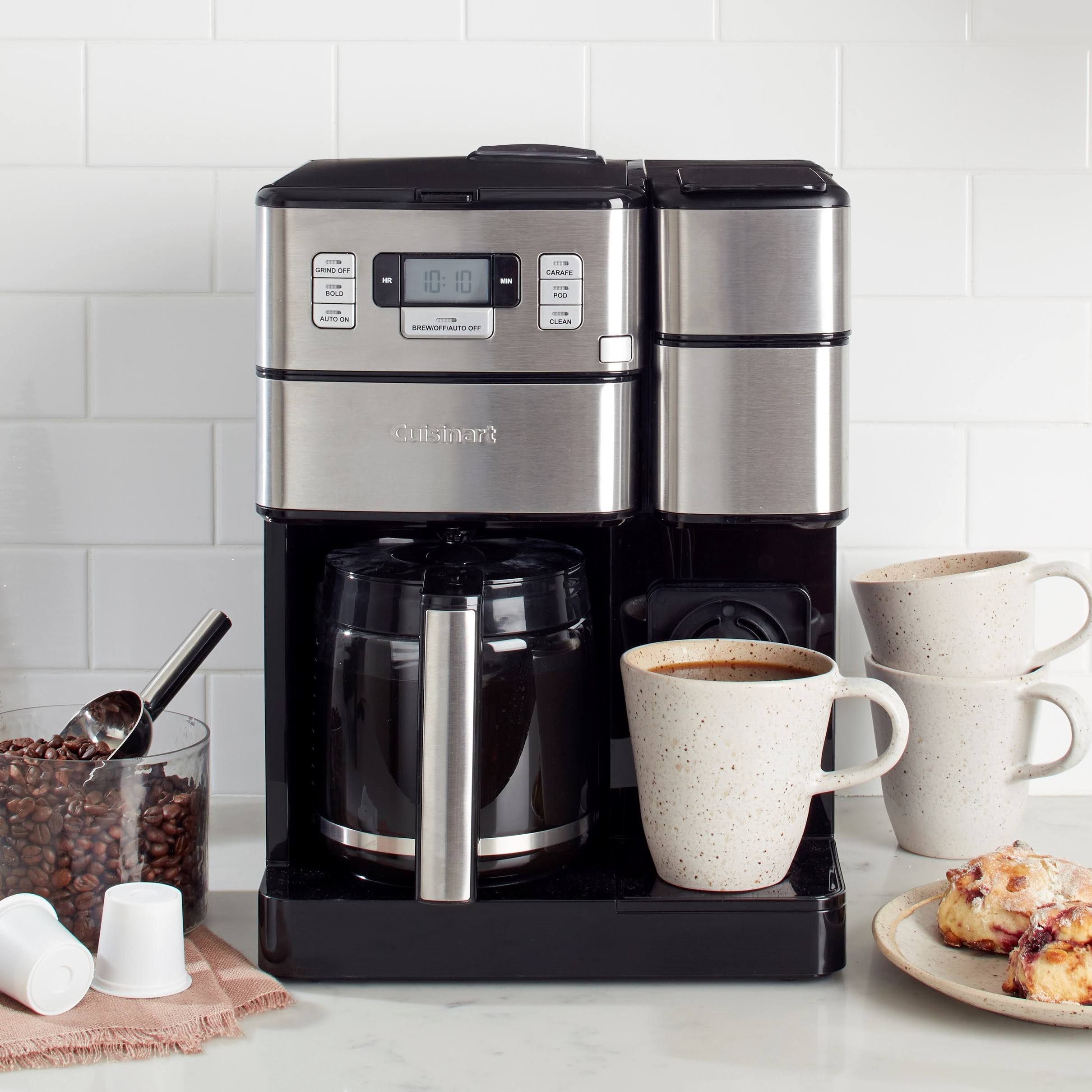5a0579f666f7987a2c6cfa6fe66f037d47e4f1a2704c785c3230e715ea27e71d.jpg Cuisinart - Coffee Center Grind & Brew Plus - Image 1