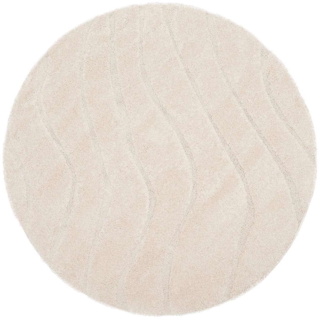 5a3a01c0a1e45a4a5c98e5eeacb3abe0f50f110bbecafaef750c3a5b38a2db04.jpg Stacie Abstract Cream Area Rug Ebern Designs Rug Size: Round 4' - Image 1
