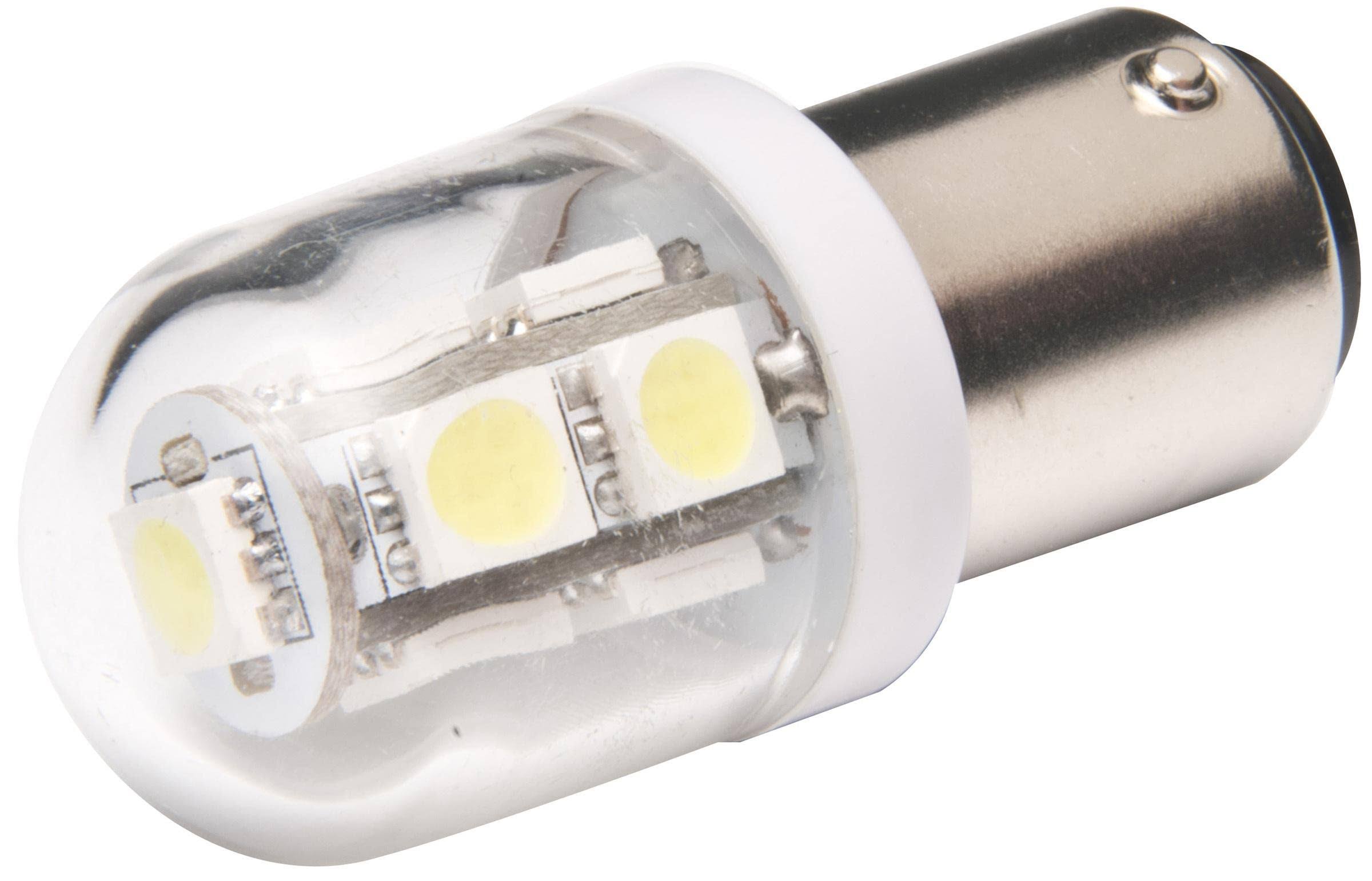5a3f0b6baef7e1618ee8e6b0b3cbc31736b6454a6f57f53915c129a20848be25.jpg Shoreline Marine SL76626 LED Replacment #58 Bulb 2.5V - Image 1