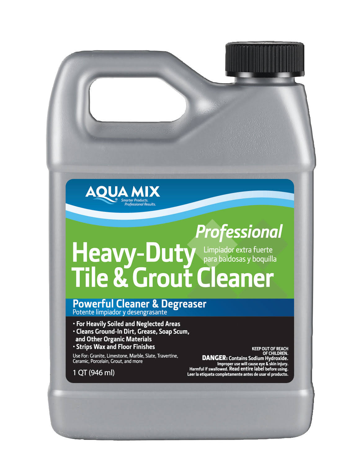 Aqua Mix 1 Qt. Heavy-Duty Tile and Grout Cleaner