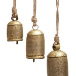 Metal Rope Bell Set of 3 Unique Home Accents
