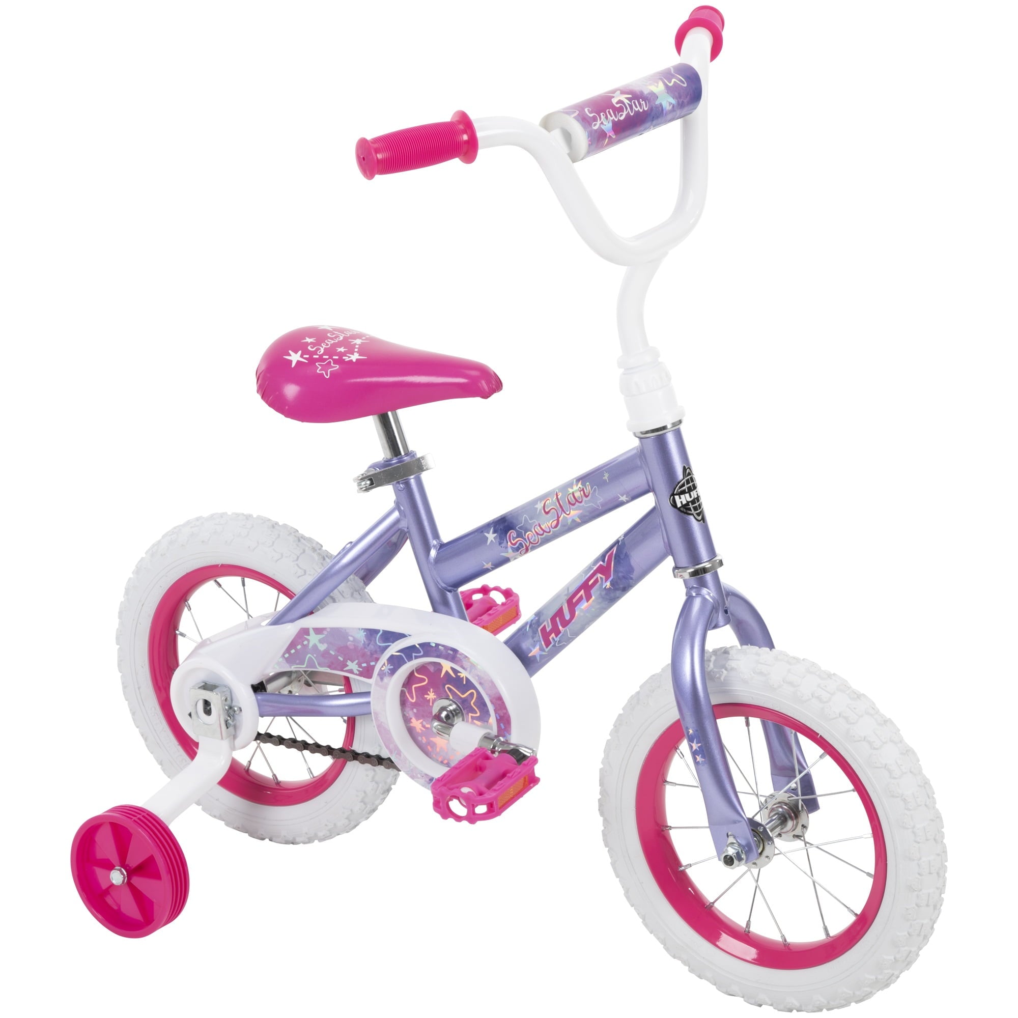 5aa71ed950b89f42170f26eec8b77ce5e54a7f8c6d8691e716eb09a6d949a33f.jpg 12 In. Sea Star Girl's Sidewalk Bike. Lilac Purple - Image 1