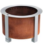 Breeo x Series 19 Smokeless Fire Pit | Corten Steel