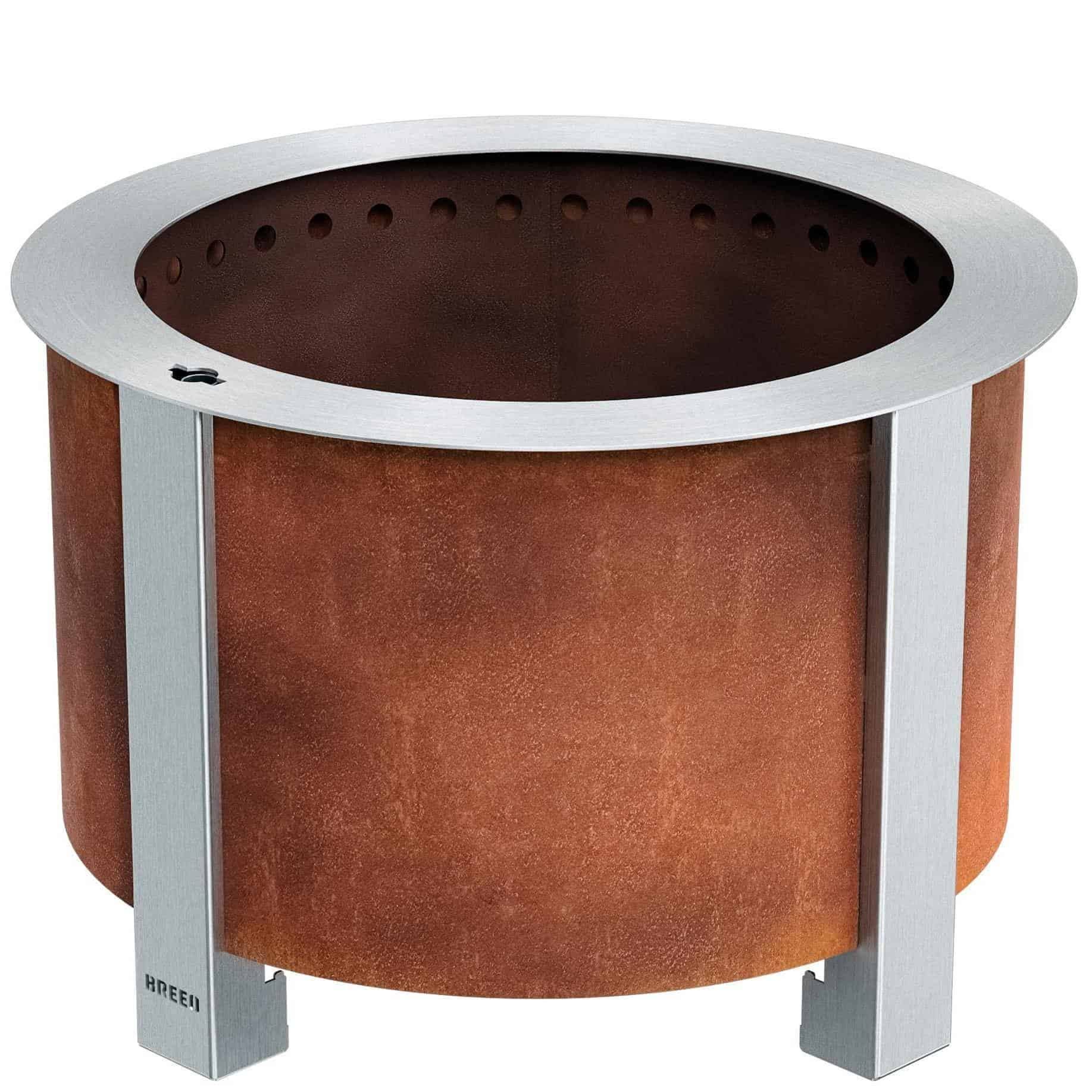 5aa86bb2b183adbcad7452eebe3582faa42df9ad8581dd75b0e627d842a8eb1c.jpg Breeo x Series 19 Smokeless Fire Pit | Corten Steel - Image 1