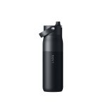 LARQ Bottle Swig Top 23oz - Insulated Stainless Steel Water Bottle with Built-In Silicone Handle | Thermos, BPA Free | Reusable Water Bottle for
