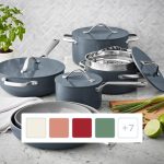 Member's Mark 11-Piece Modern Ceramic Cookware Set (Gray)