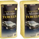 Kirkland Signature Ultra High Pile Premium Microfiber Towels, 36 Count (Pack of 2), Yellow - 713160
