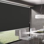 Joydeco Extra Wide Blackout Fabric Roller Window Blinds 70 inch,Black Thermal Roller Shades Insulated UV Protection for Home Office Bedroom, 70" W x