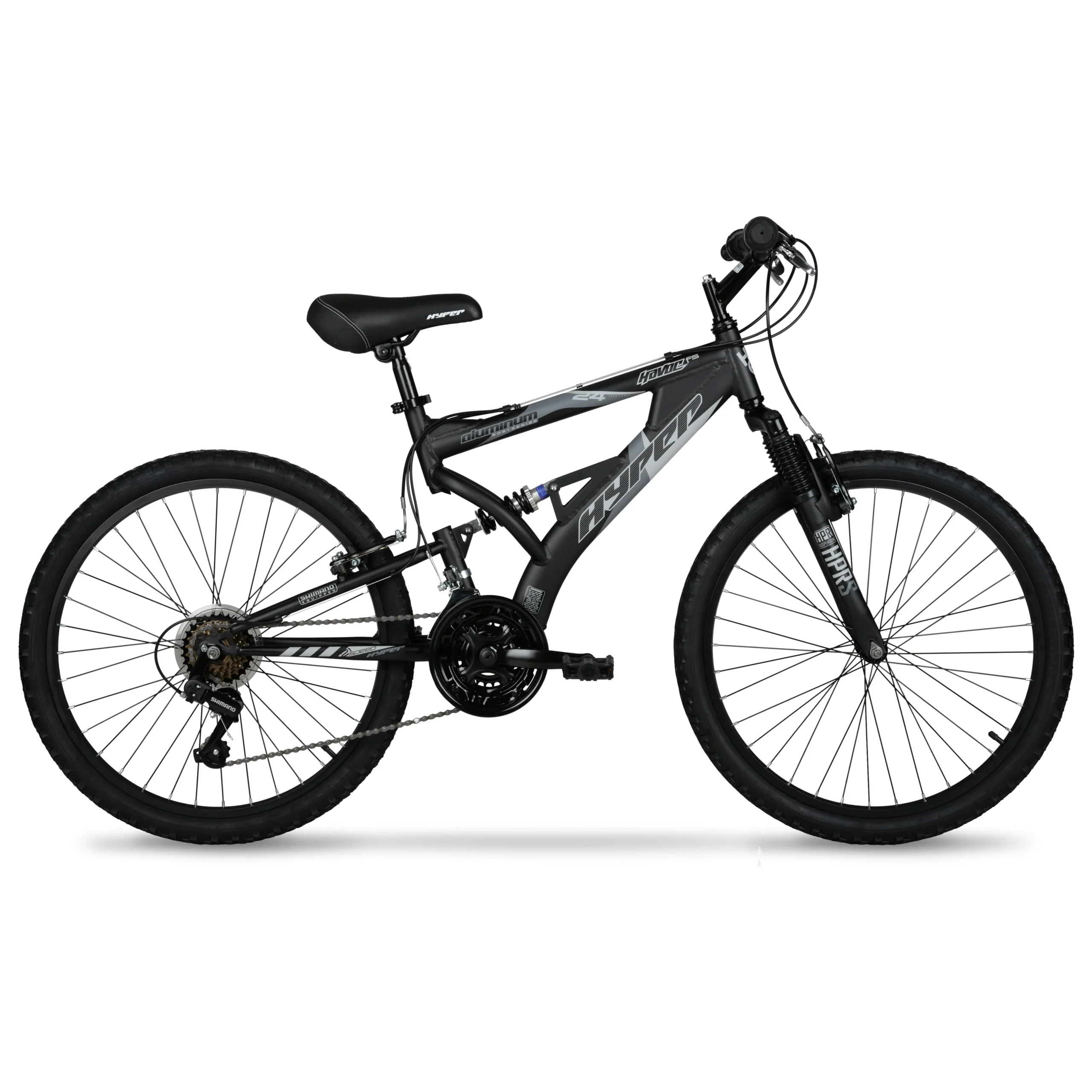 5b4032a9ee32238b0e1061600727b9444ac8164db15ccaa7bbf38f943ae0e8c9.webp 24" Men'S Havoc Mountain Bike, Black - Image 1
