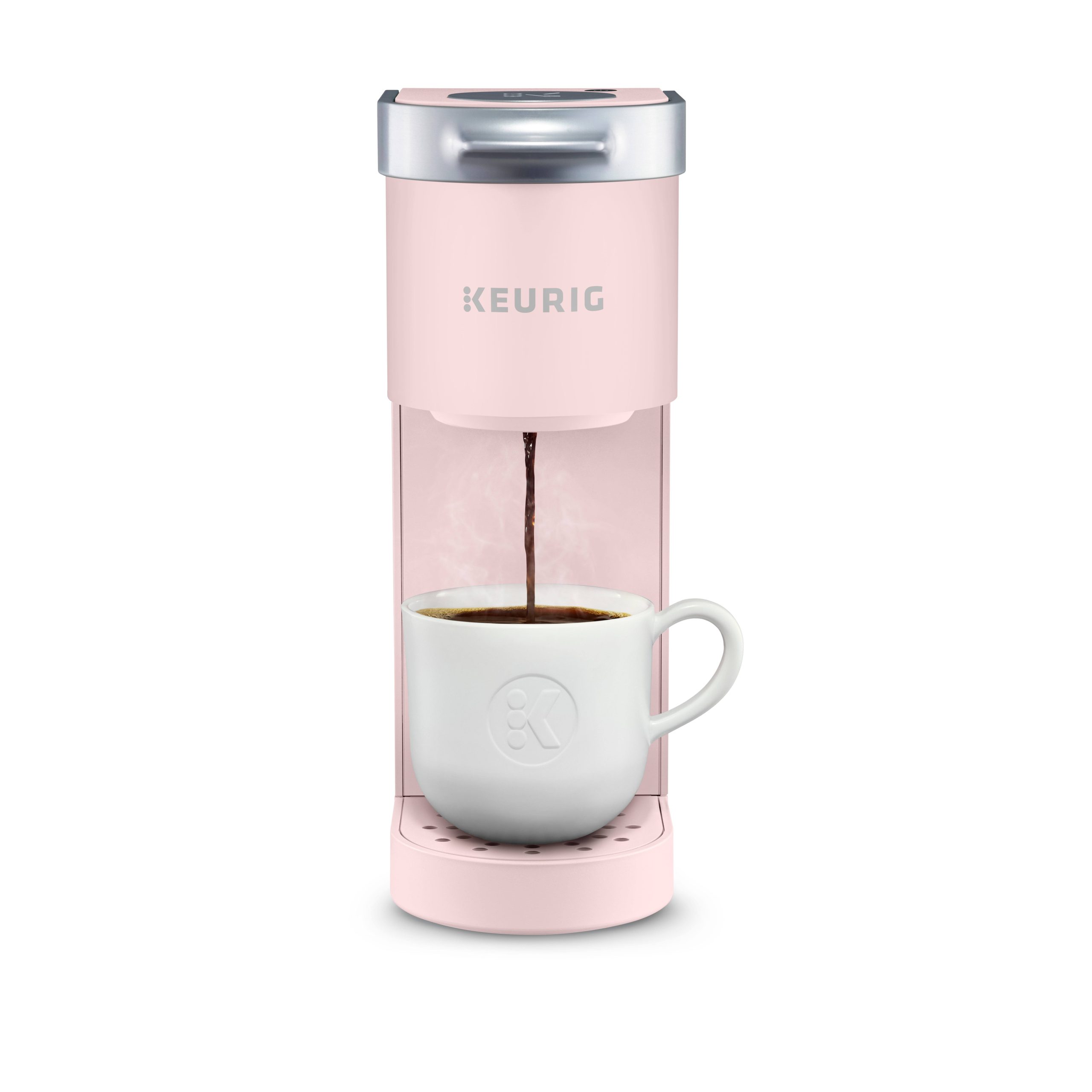 5ba40cc7299c975145316be6ce43d6eed9962f8b4480c908aeb824248ee59a09.jpg Keurig - K-Mini Single Serve K-Cup Pod Coffee Maker - Dusty Rose - Image 1