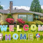 Welcome Home Yard Signs with Stakes Support Custom Themes ÿ Welcome Back Home Yard Sign Outdoor Lawn Decorations - Set of 15