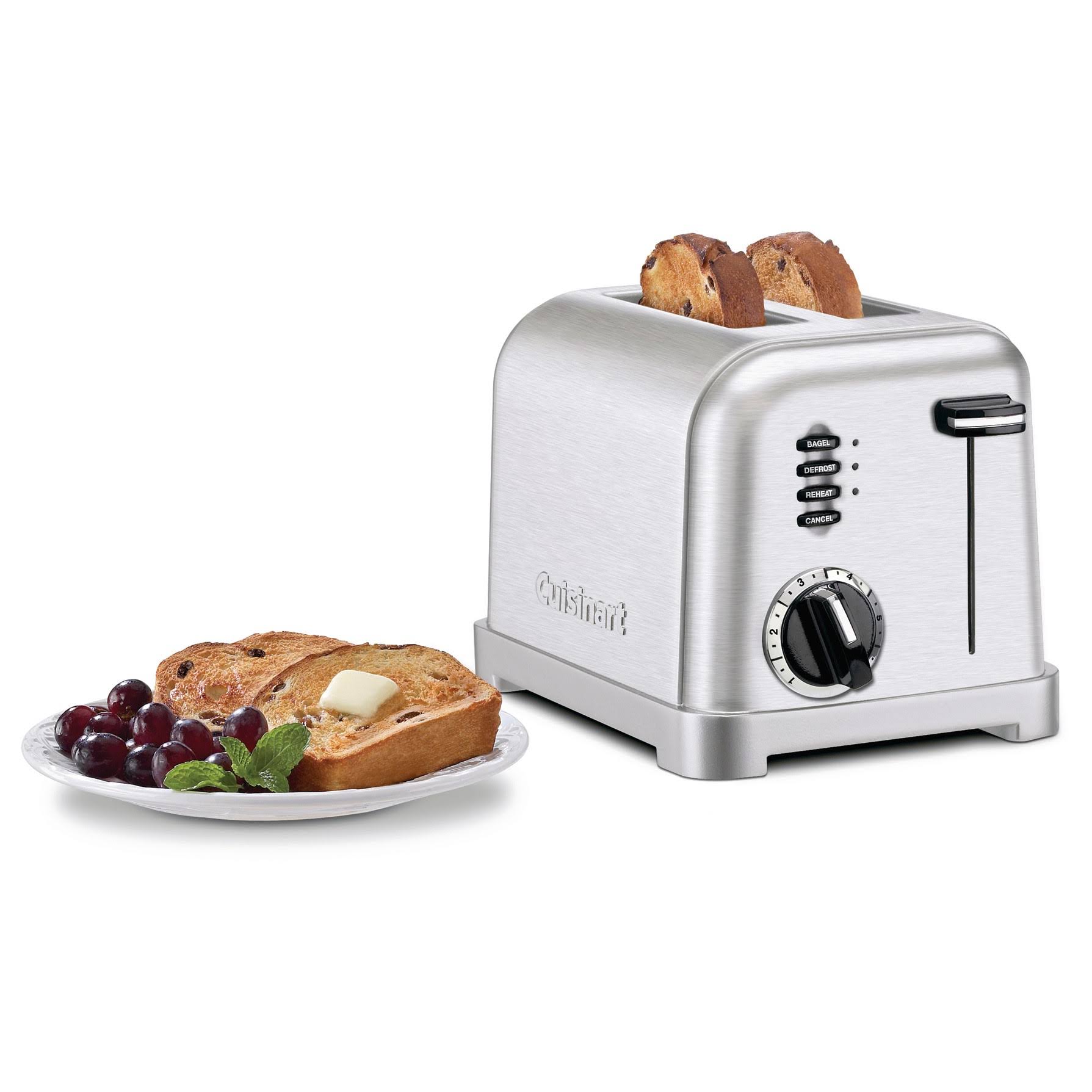 5bdf768d20fa2d182d62f188b23213c580ad45dedd0374a089bb383074060f67.jpg Cuisinart 2 Slice Metal Classic Toaster - Image 1