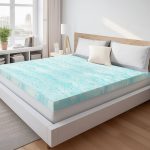 Smug Memory Foam Mattress Topper, 2 inch Thick Gel Infused Cooling Toppers Pad for Full Size Bed, Sleeper Sofa, RV, Camper, CertiPUR US Certified,