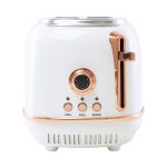 Haden Ivory and Copper Heritage 2 Slice Wide Slot Toaster