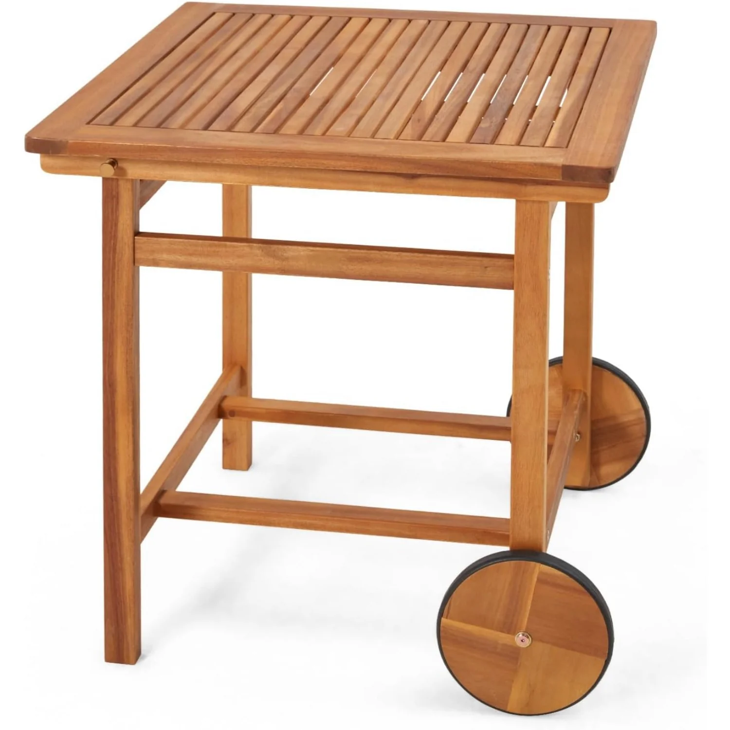 5c2337dbd43574d57c761f5e530f6d1da41588f997431b99f0aad60d762655de.webp AECOJOY Acacia Wood Outdoor Dining Table for 4, Foldable Top Patio Table with Wheels - Image 1