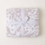 Barefoot Dreams CozyChic Bloom Blanket - Cream Sand Dollar