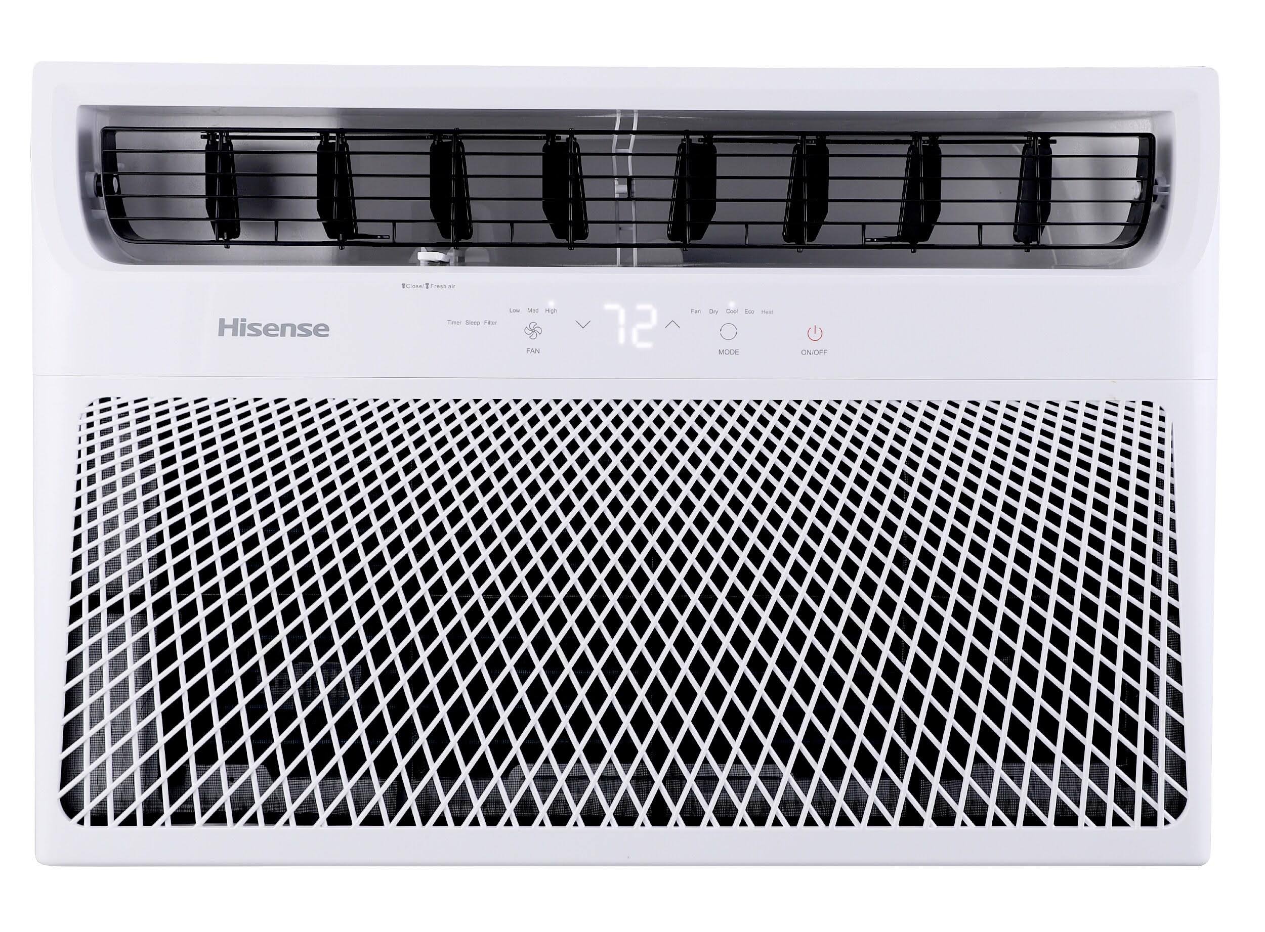 5c3ef904f4a6612b32d0d8461bb369a0d67c56e19b496aae6ed2cfb06b88cbe4.jpg Hisense 1500-sq ft Window Air Conditioner with Heater (230-Volt; 24000-BTU) in White | AW2422DR3W - Image 1