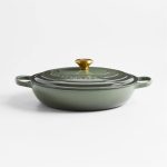 Le Creuset Signature 5-Qt. Thyme Braiser | Crate & Barrel