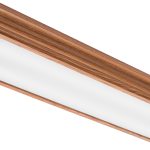 Lithonia Lighting Cambridge LED Semi Flush Mount, Oak