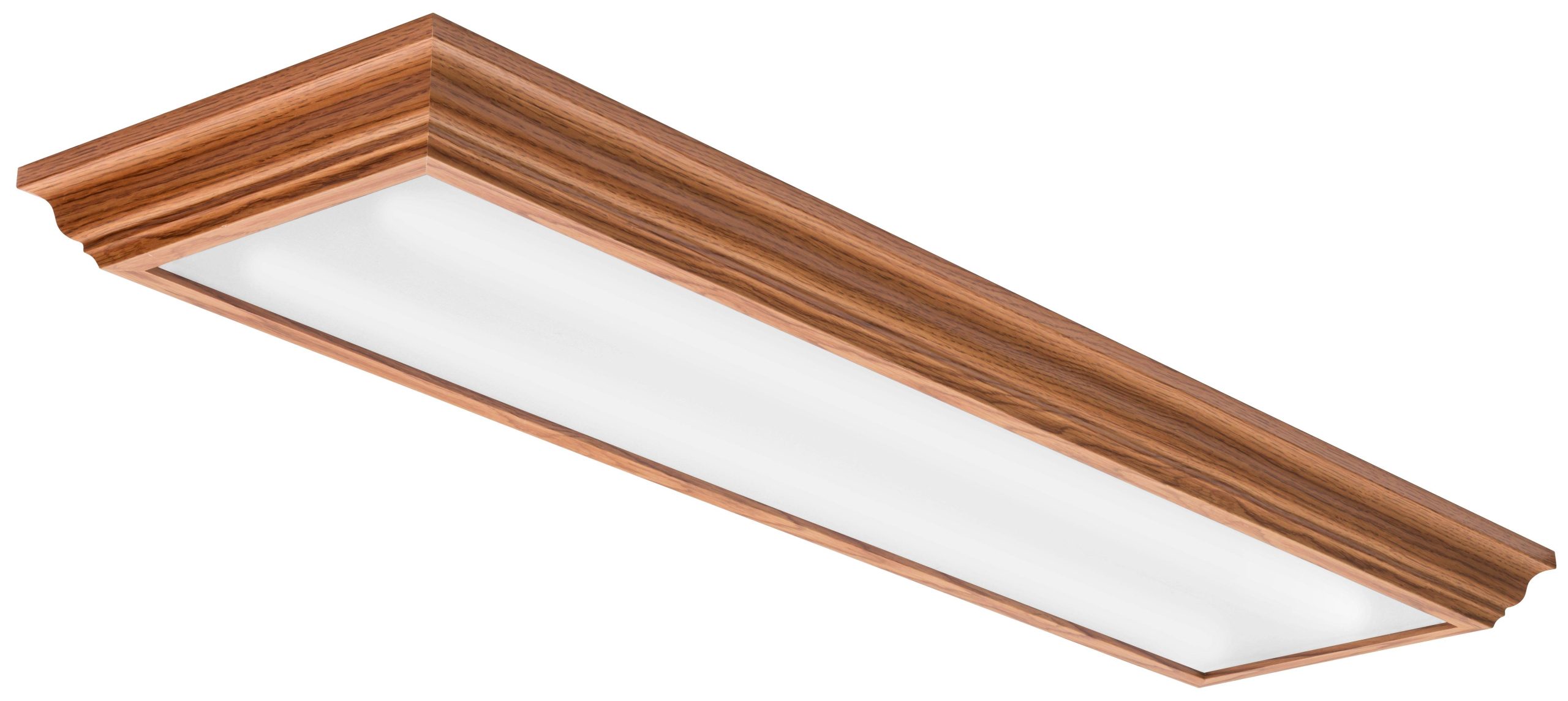 5c659fc2e9c61e48873811fecd8450afc5ccf9da16e4b4fb352aec39d723a4d0.jpg Lithonia Lighting Cambridge LED Semi Flush Mount, Oak - Image 1