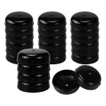 APPLIANCEMATES 24 Pack Wrought Iron Patio Furniture Glides 1-1/2 inch Outdoor Chair Leg Feet Protector Deluxe Version Round Leg Caps Replacement