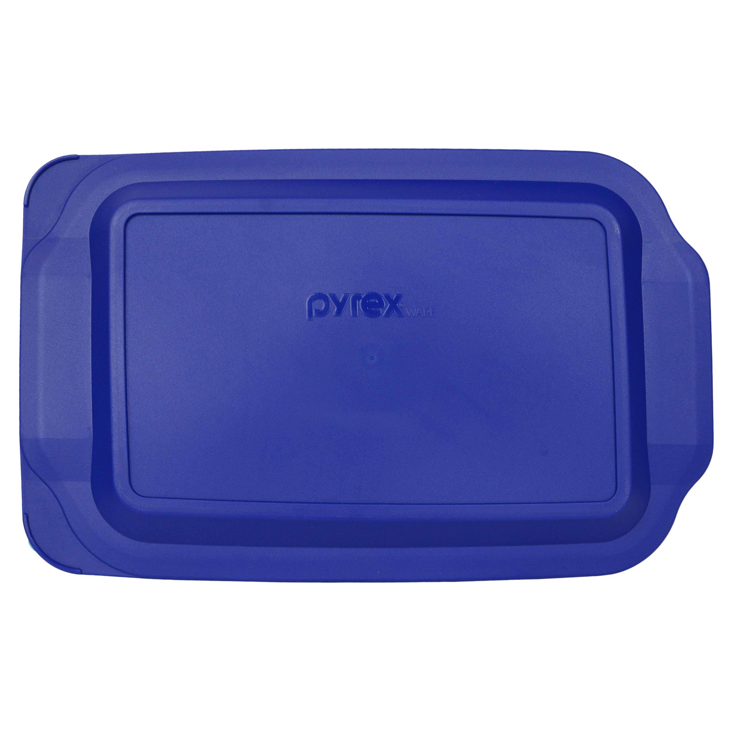 5c8bbfdd66253d1b236b6797828611f1c04a78b4cf255ddc666db64a3fc32b50.jpg Pyrex 233-pc 3qt Lagoon Blue Replacement Food Storage Lid - Image 1