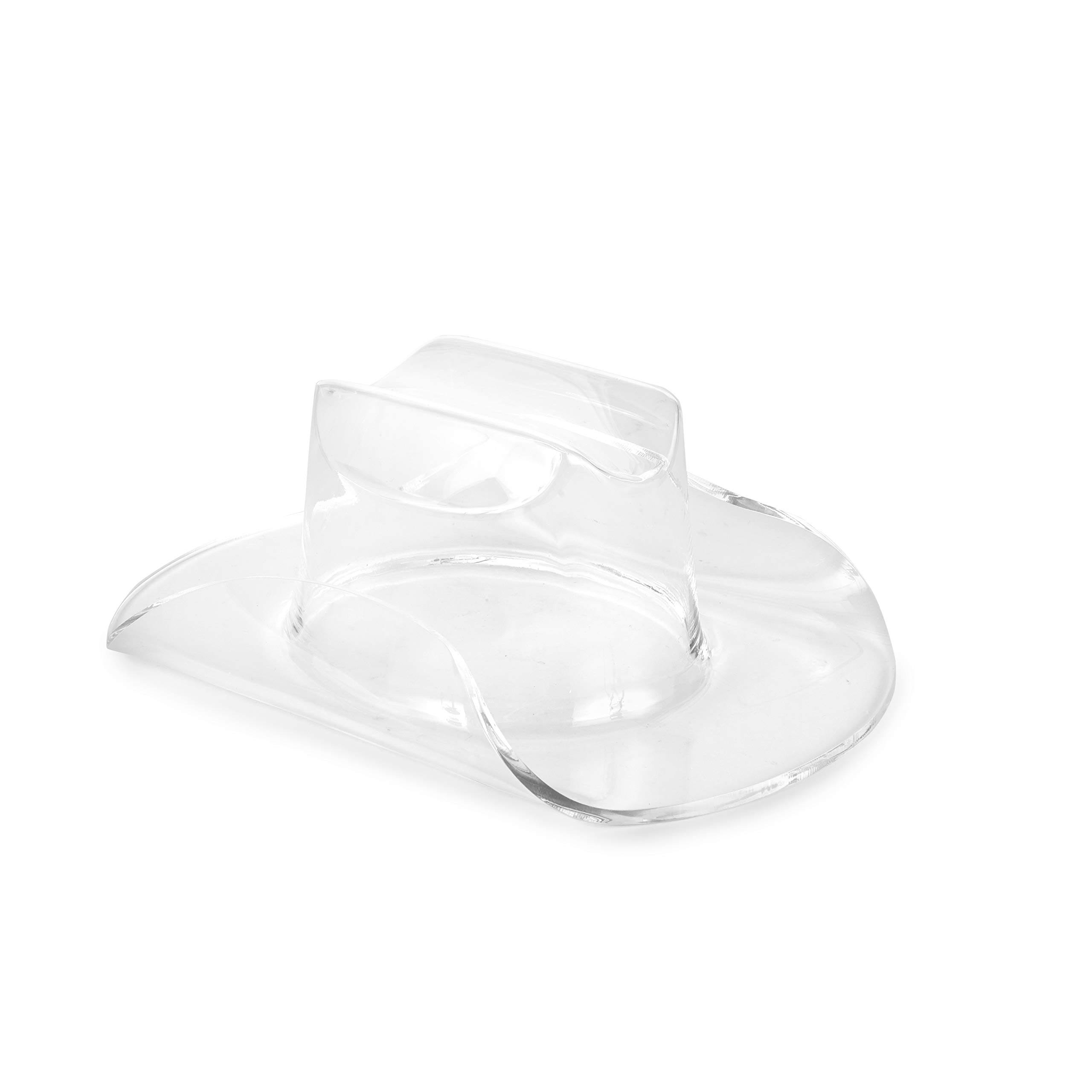 5c9de21fae04a34535d97008289e7eddf732479f64f18fa17bfbad18017047fa.jpg Huang Acrylic Large Clear Cowboy Hat | Perfect for Home Decor, Chips and Dip, Ice Bucket/Cooler, Fruit Bowl, Flower Vase, & More | Durable - Image 1