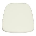 Flash Furniture Soft Ivory Fabric Chiavari Chair Cushion