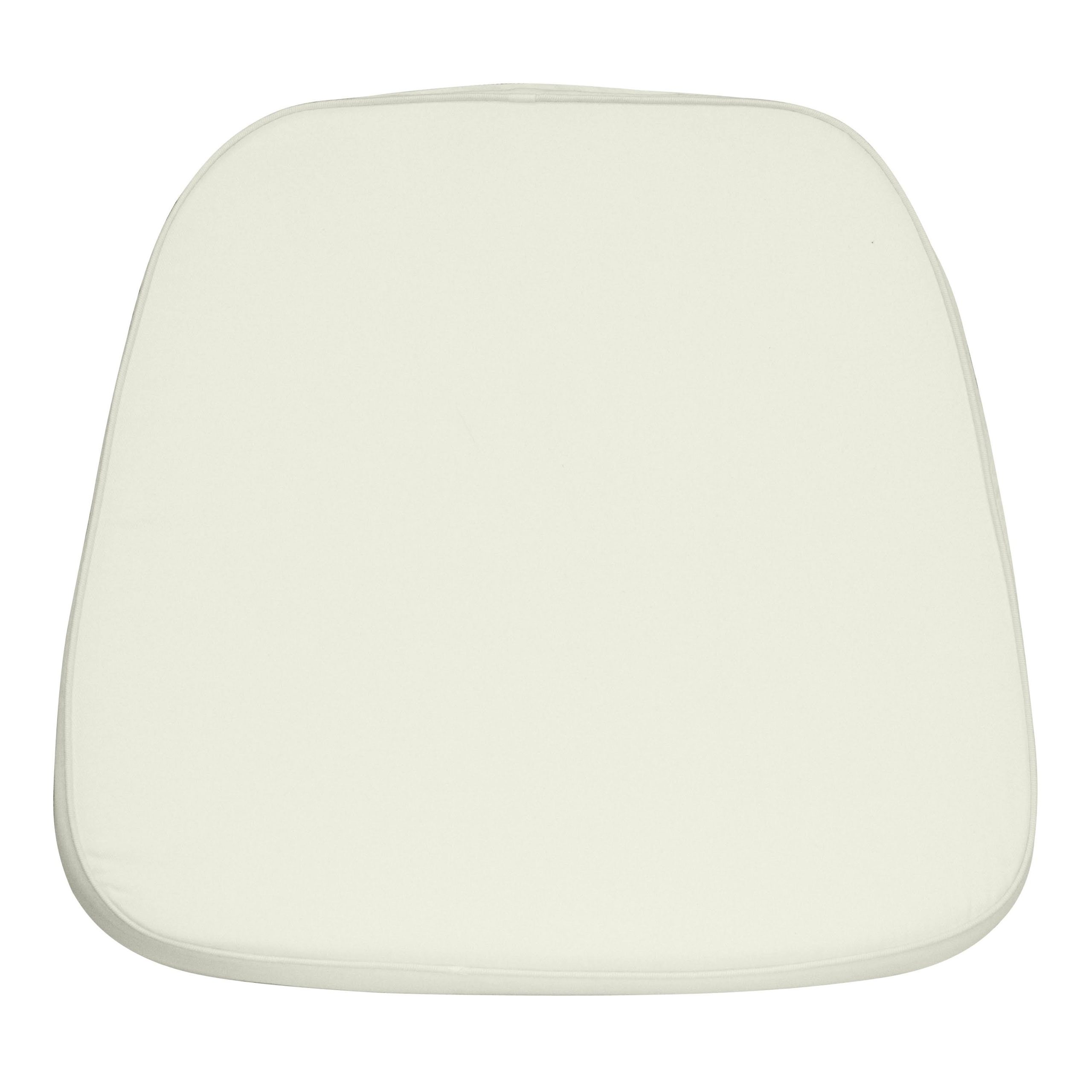 5d03c77ce1fddba8725a92ae663cf82a4b90326c9e2725fcbeb6bfe71bdb828b.jpg Flash Furniture Soft Ivory Fabric Chiavari Chair Cushion - Image 1