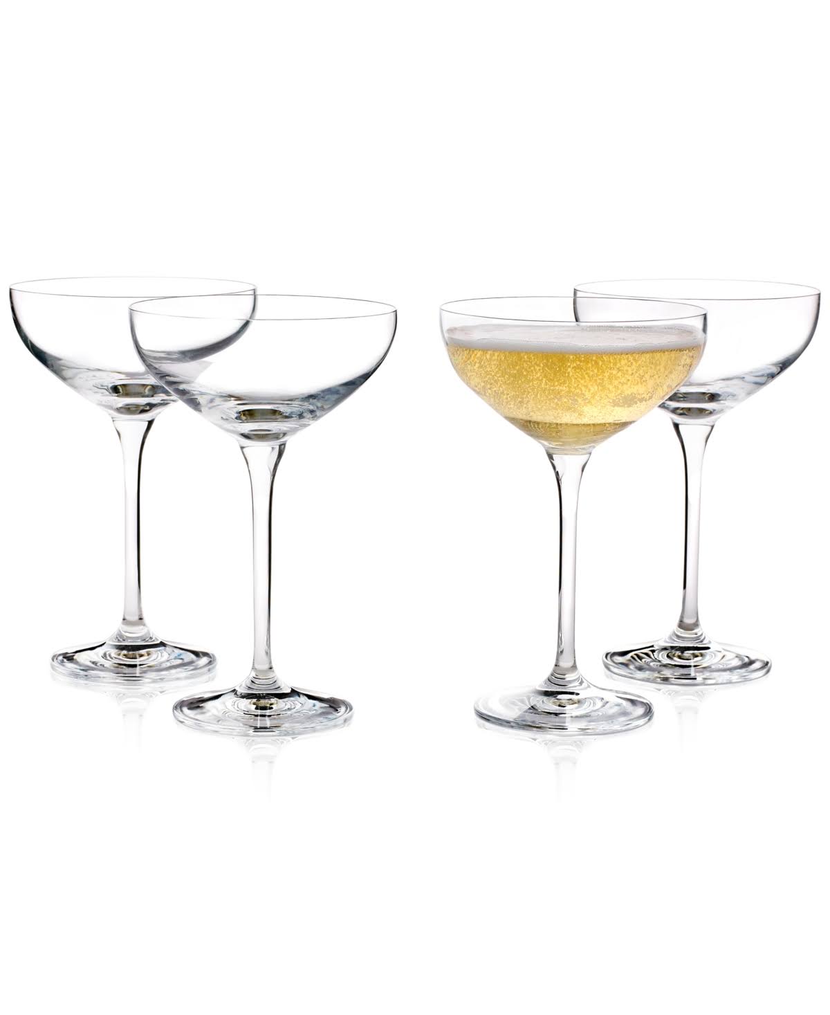 5d3c5757d111f0742b042cff330677cf3a67c30ae198567995136f0df1a58371.jpg Hotel Collection Coupe Cocktail Glass, Set of 4, Created for Macy's - Clear - Image 1
