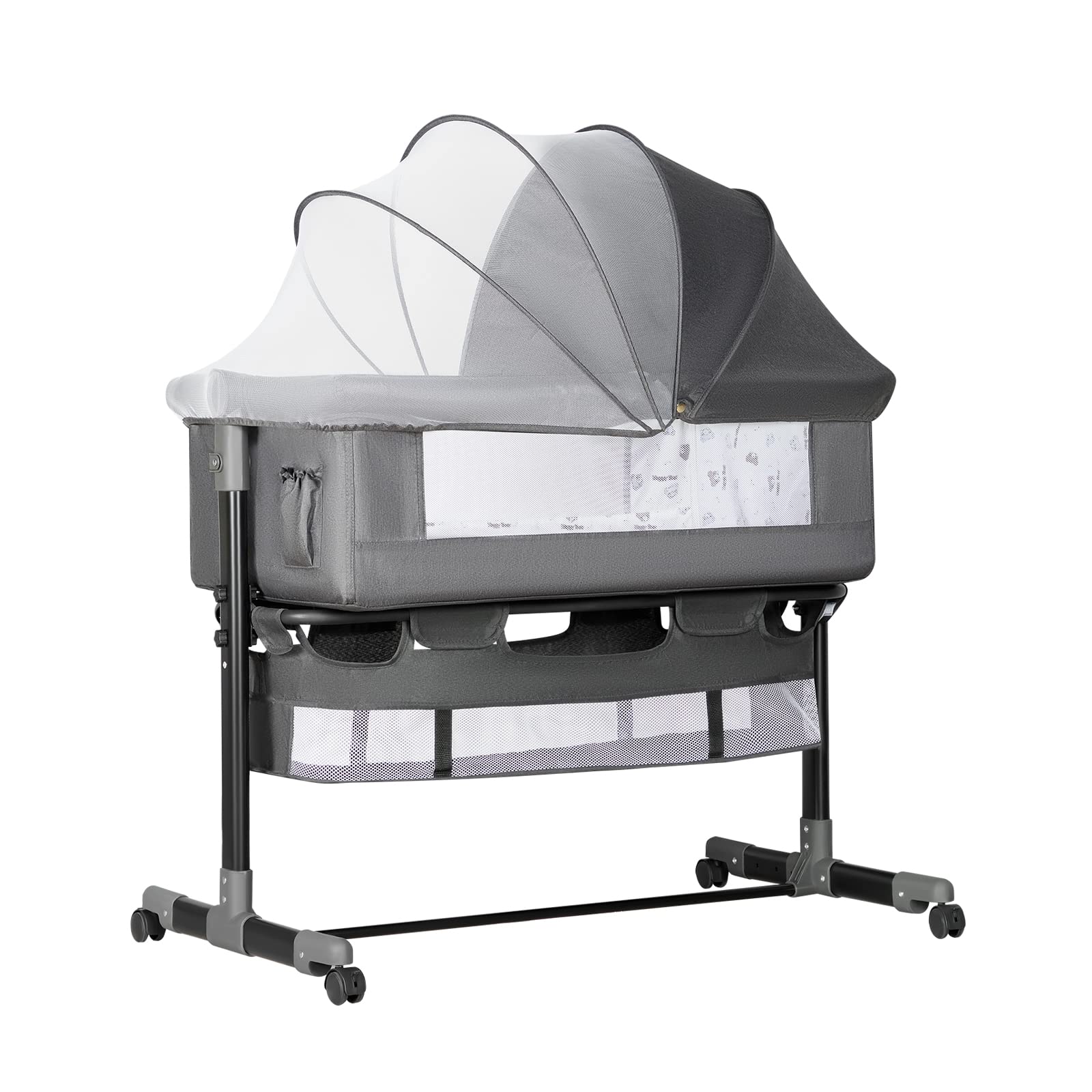 5d7acefc67dc76aa2596d19eefa74bb36e61824865f457bc926f24078f45097b.jpg YADAQE Portable Baby Basinet Bedside Sleeper - Image 1