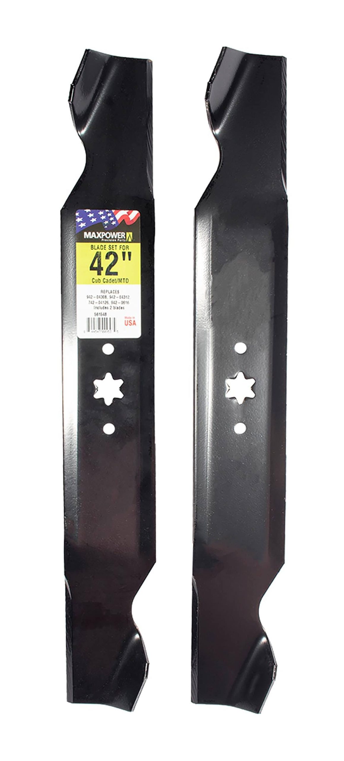 561548B 2-Blade Set for 42 Inch Cut MTD/Cub Cadet/Troy Bilt Replaces