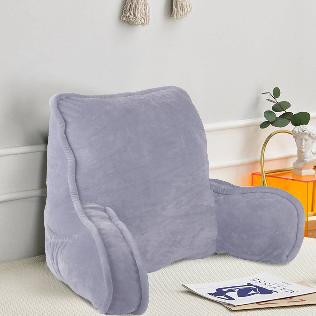 5da60f9a1b191cadbdf1e80dd96bde61af23648e9b2e25c957fc50eb899580df.jpg Lorna Pillow Cover & Insert Ebern Designs Color: Lilac Gray - Image 1
