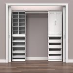 ClosetMaid 4566 Modular Closet Storage Stackable Shoe Shelf Unit White