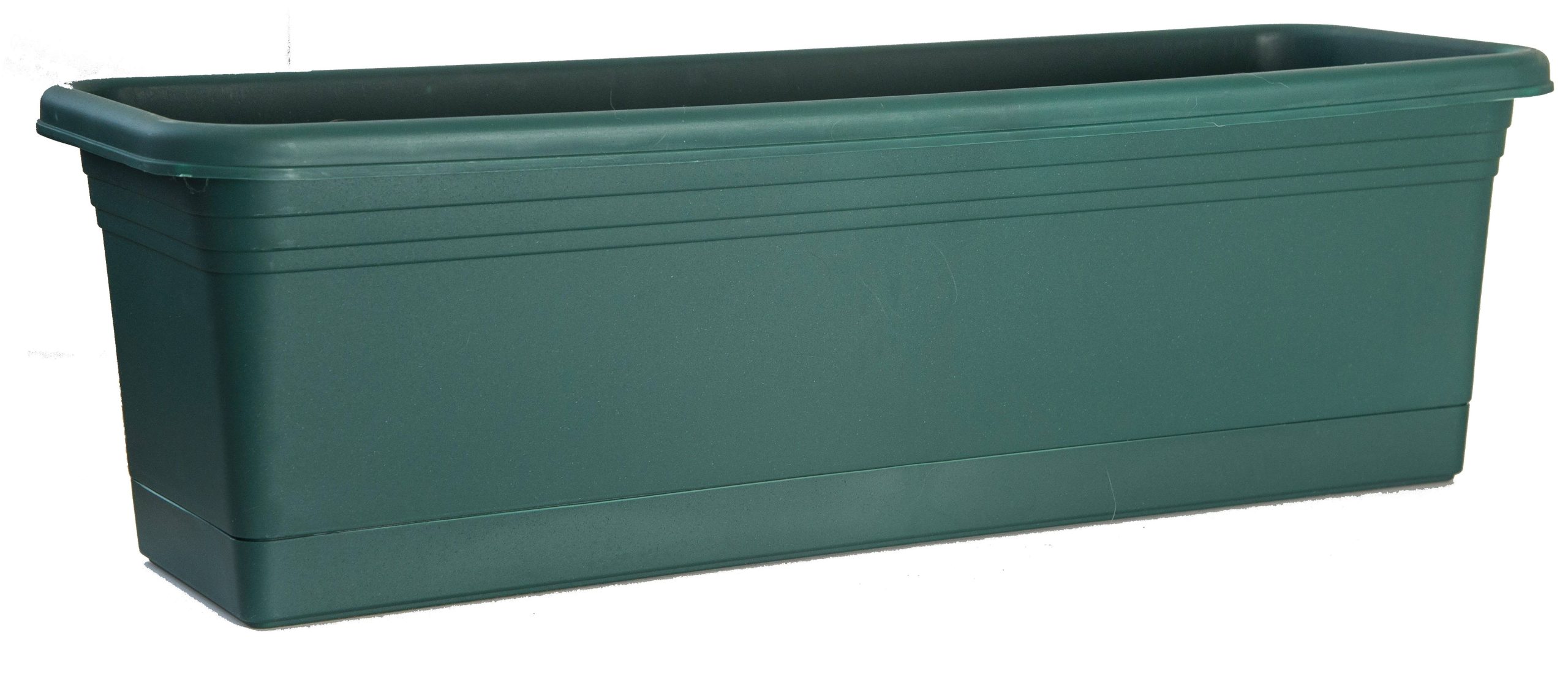 5de4c6bed1c63b0b24ed6146ae396dcad3074e55fac055336e3582fd8fb2d228.jpg Rugg Polyresin Window Box - Slate Green - Image 1
