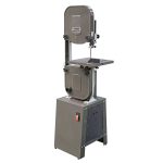 14 inch Four Speed Woodworking Band Saw with Cast Iron Table Blade Miter Gauge. Gray-Instock