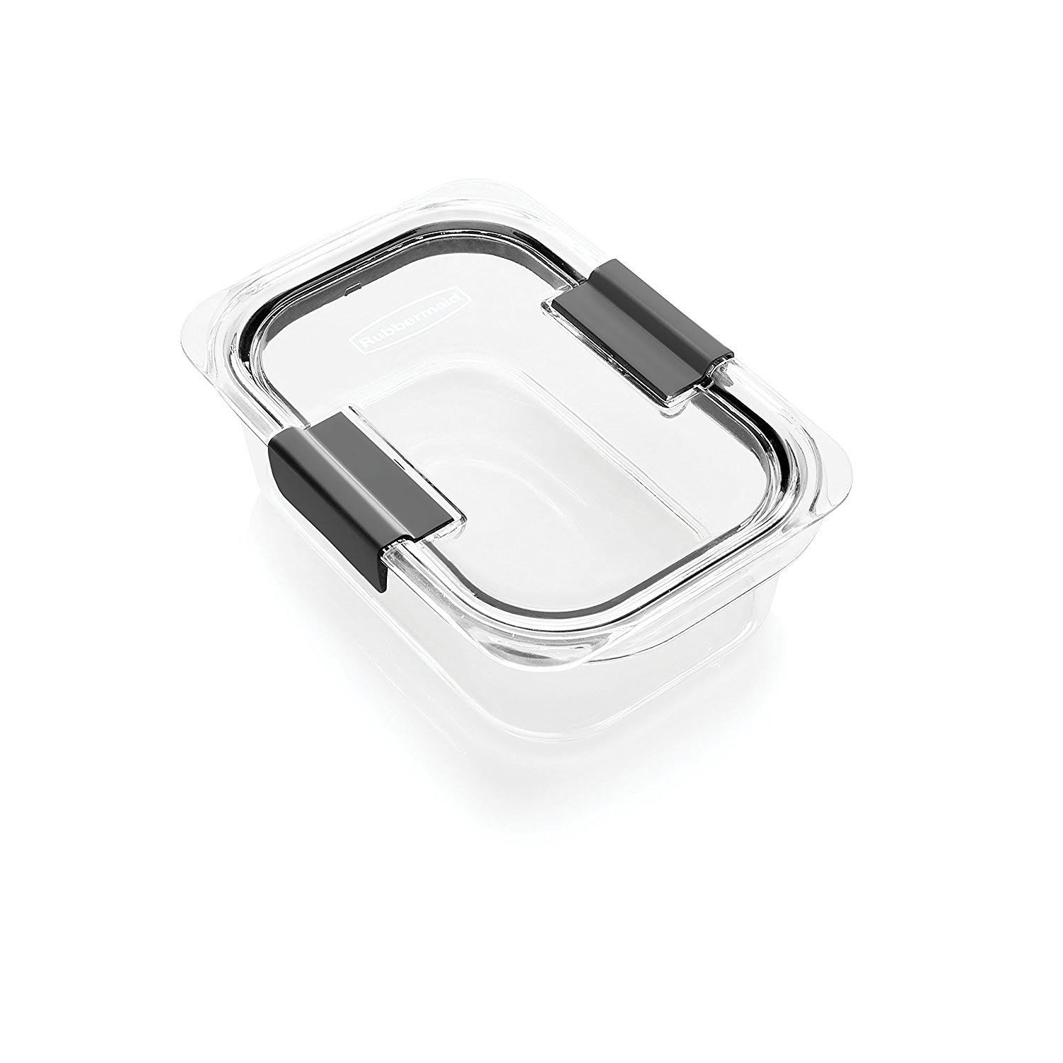5e8730ff2cc31f46f267280bfe247c31a68a6f798b98d8b89e4c193c49aa38b1.jpg Rubbermaid Brilliance Food Storage Container, 100% Leak-Proof, Medium, 3.2 Cup - Image 1