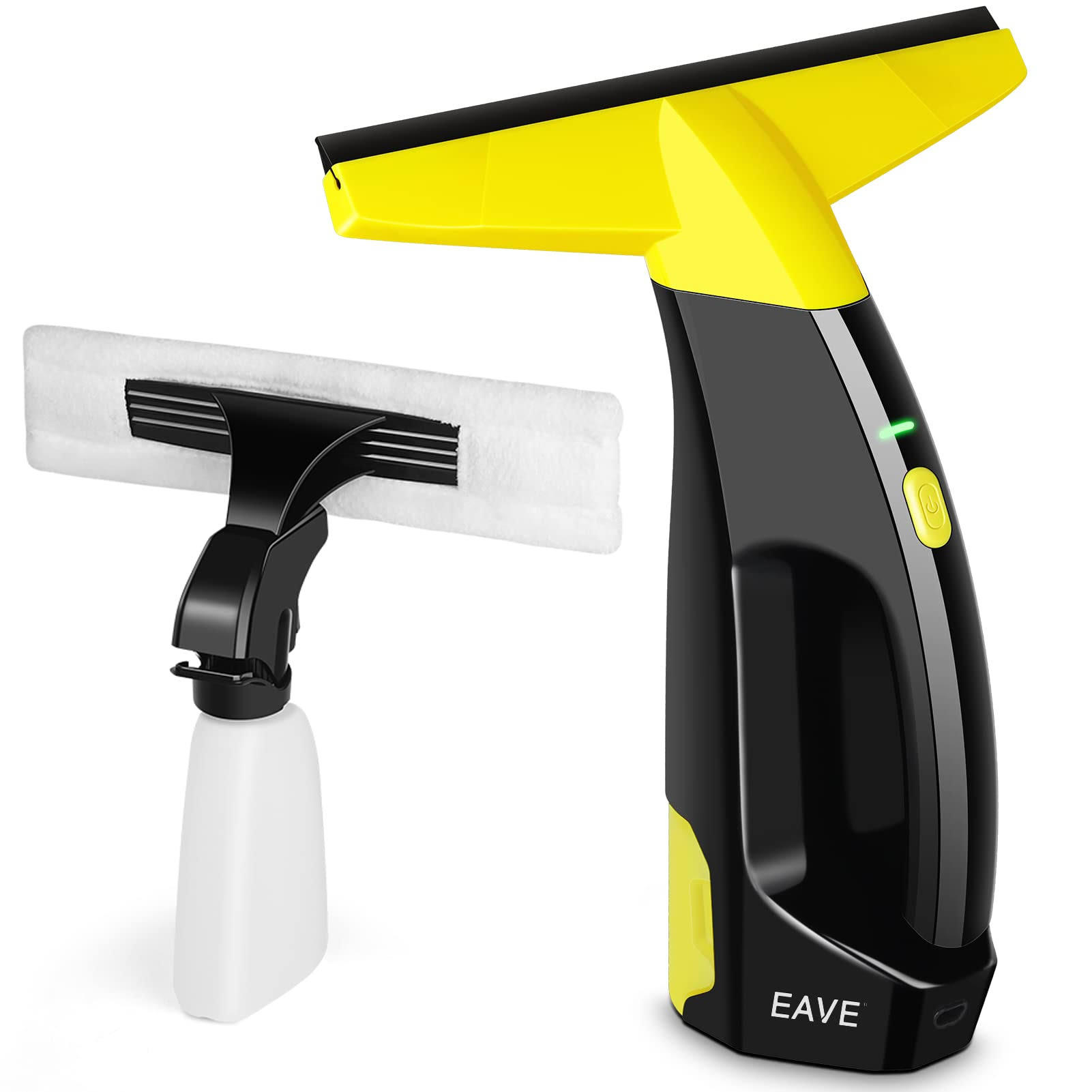 5e98fab9f128d5b69081ea26c8f8dd224b781822797b80a333e7604433eec9ac-1.jpg Rechargeable Window VAC, Power Window Vacuum Cleaner Set, Window Squeegee Electric Cleaning Tool for Windows, Tiles, Mirrors, 200ml Water Tank - Image 1