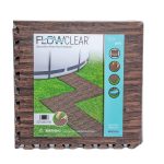 Flowclear 20 in. x 20 in. Square Decorative Pool Floor Protector for Above Ground Pools