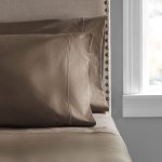 Hotel Style Sateen 600 Thread Count 100% Cotton Pillowcases, Manatee Grey, Standard, 2-Pieces, Size: SPC