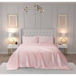 Juicy Couture Silky Satin Sheet Set - Pink - Twin