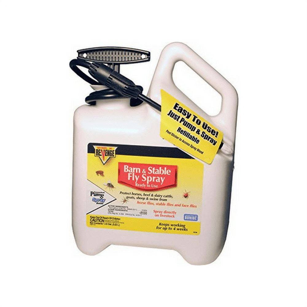 5eee43e26e2c65abf8d53672c8276872cb317a17ea4bed4458041c605fed514d.jpg Bonide Horse/Stable Fly Spray 1.33g 46186 - Image 1