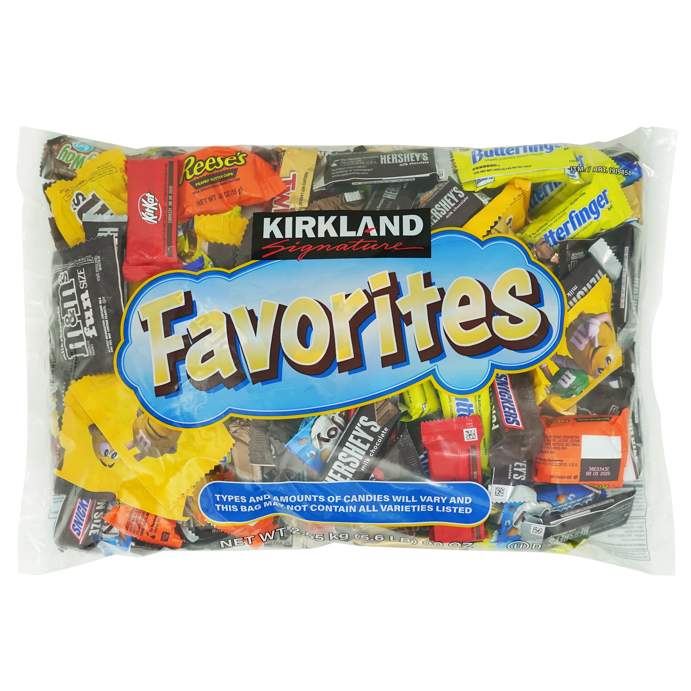 5f64863ecda8059404bc1114024c6b2004a204f44f3519efbc2528fcda508dba.jpg Kirkland Signature Favorites Candy Variety, 90 oz - Image 1