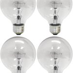 GE Globe Bulb, Medium Base, 40 Watts, Clear 12980